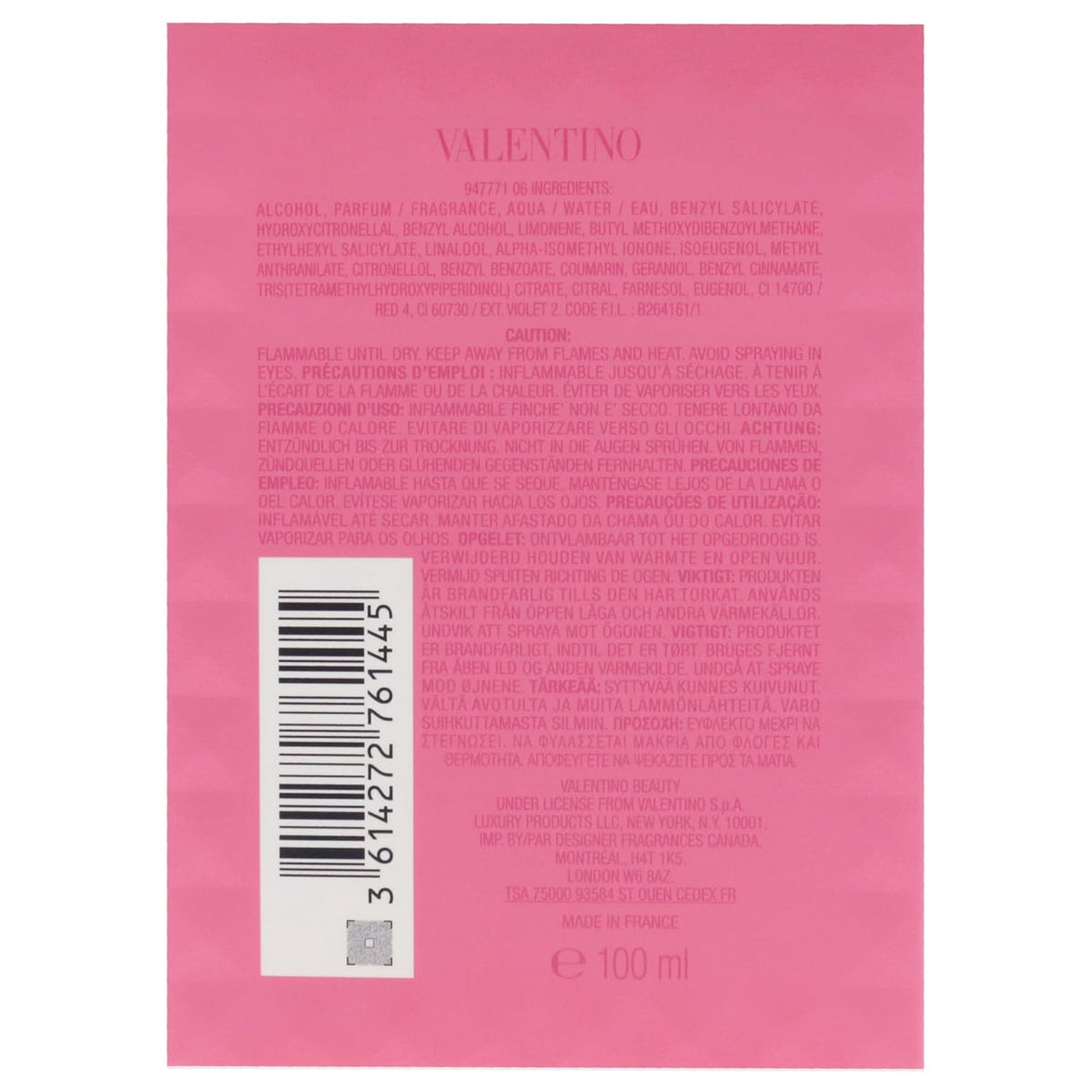 Valentino Donna Born In Roma Eau de Parfum 3.4 oz Perfume EDP
