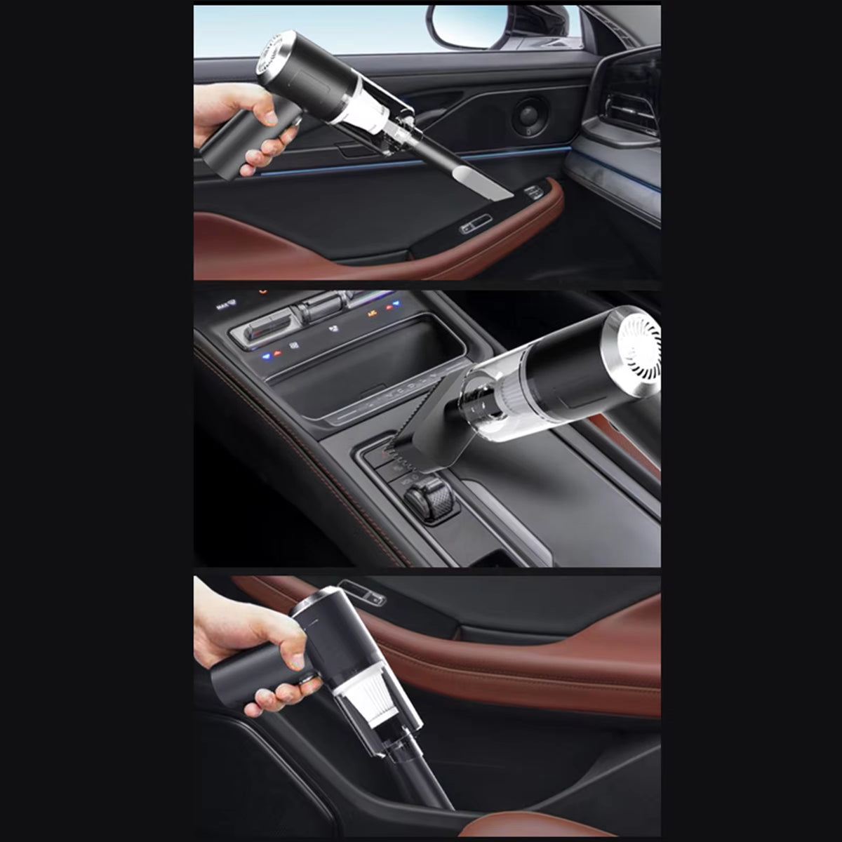 120W Portable Car Vacuum Cleaner USB Car Cleaning Tool Car Accessories Car Vacuum for Office Bedroom Travel Car Interior Kitchen