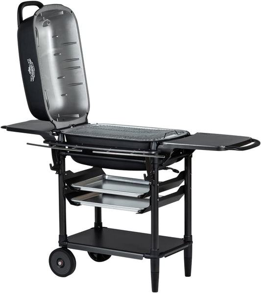 Bbq Grill and Smoker Charcoal Grill Portable for Outdoor Barbeque Grilling Camping, Backyard, Patio, Cast Aluminium Grills, Coal, ​​New Original PK Aaron Franklin Addition